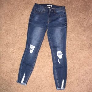 Refuge destructed skinny jeans